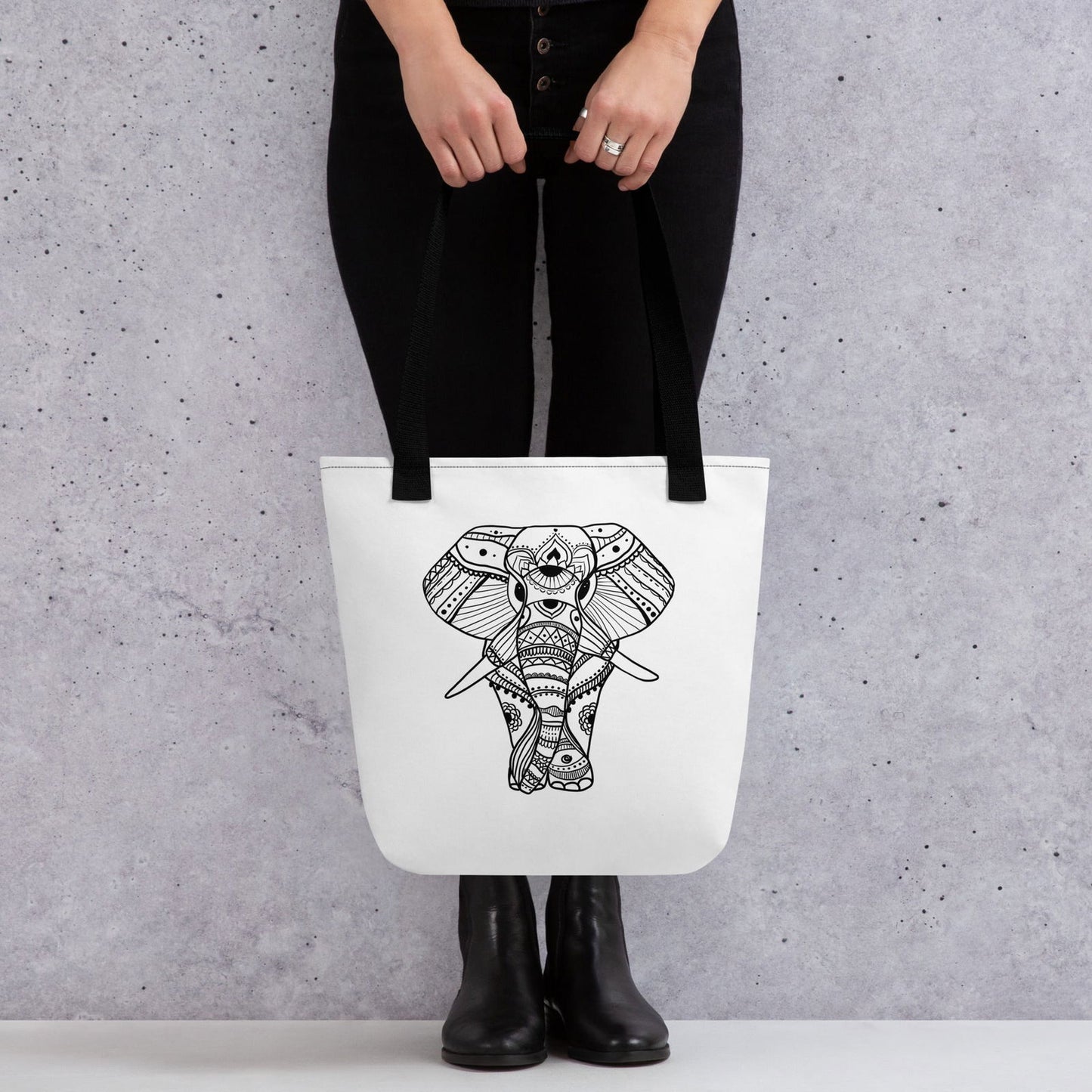 Boho Elephant Tote bag - Purposeful Dreamer