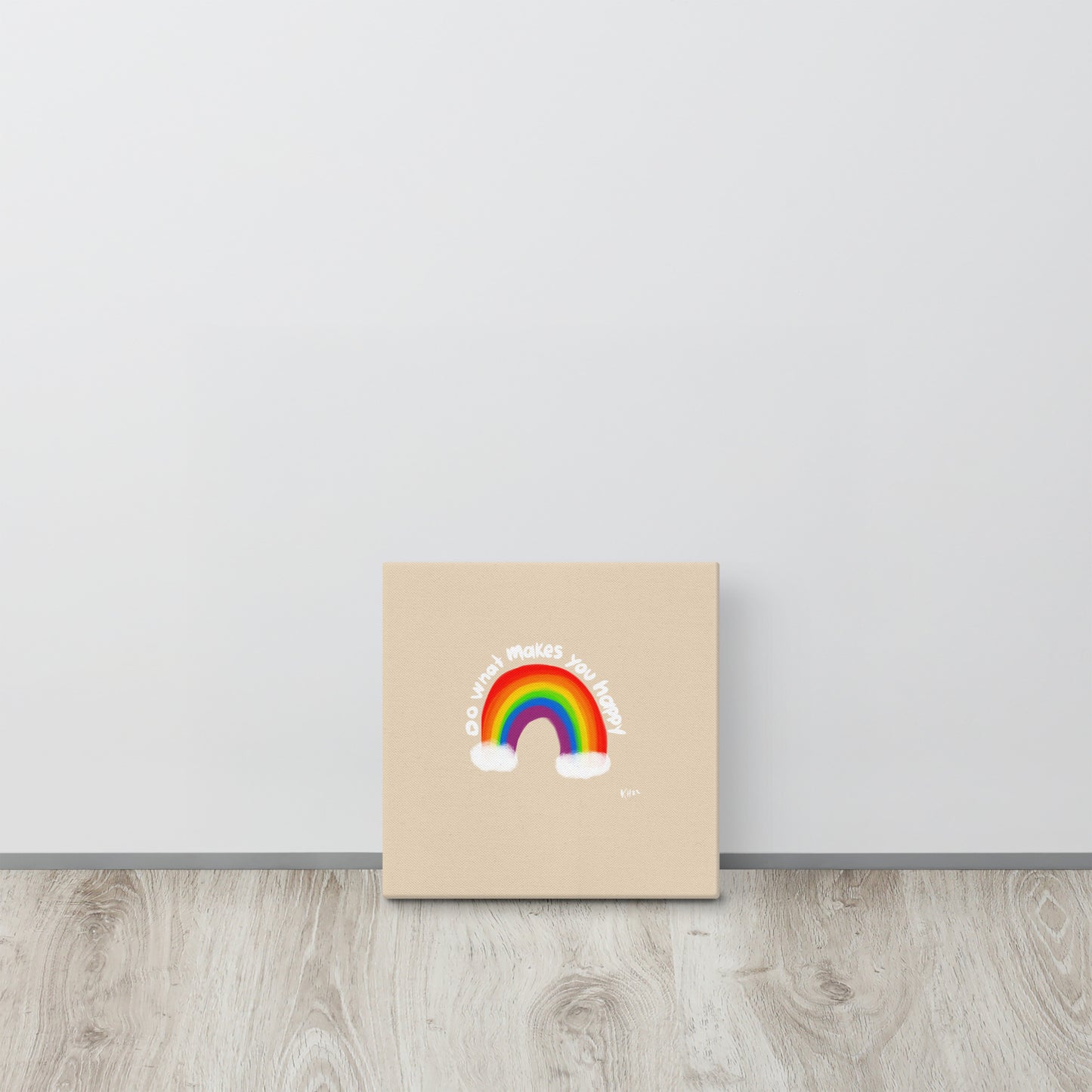 Do What Makes You Happy – Playful Canvas Print