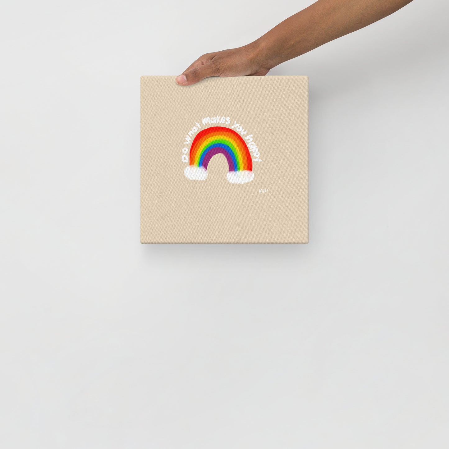 Do What Makes You Happy – Playful Canvas Print