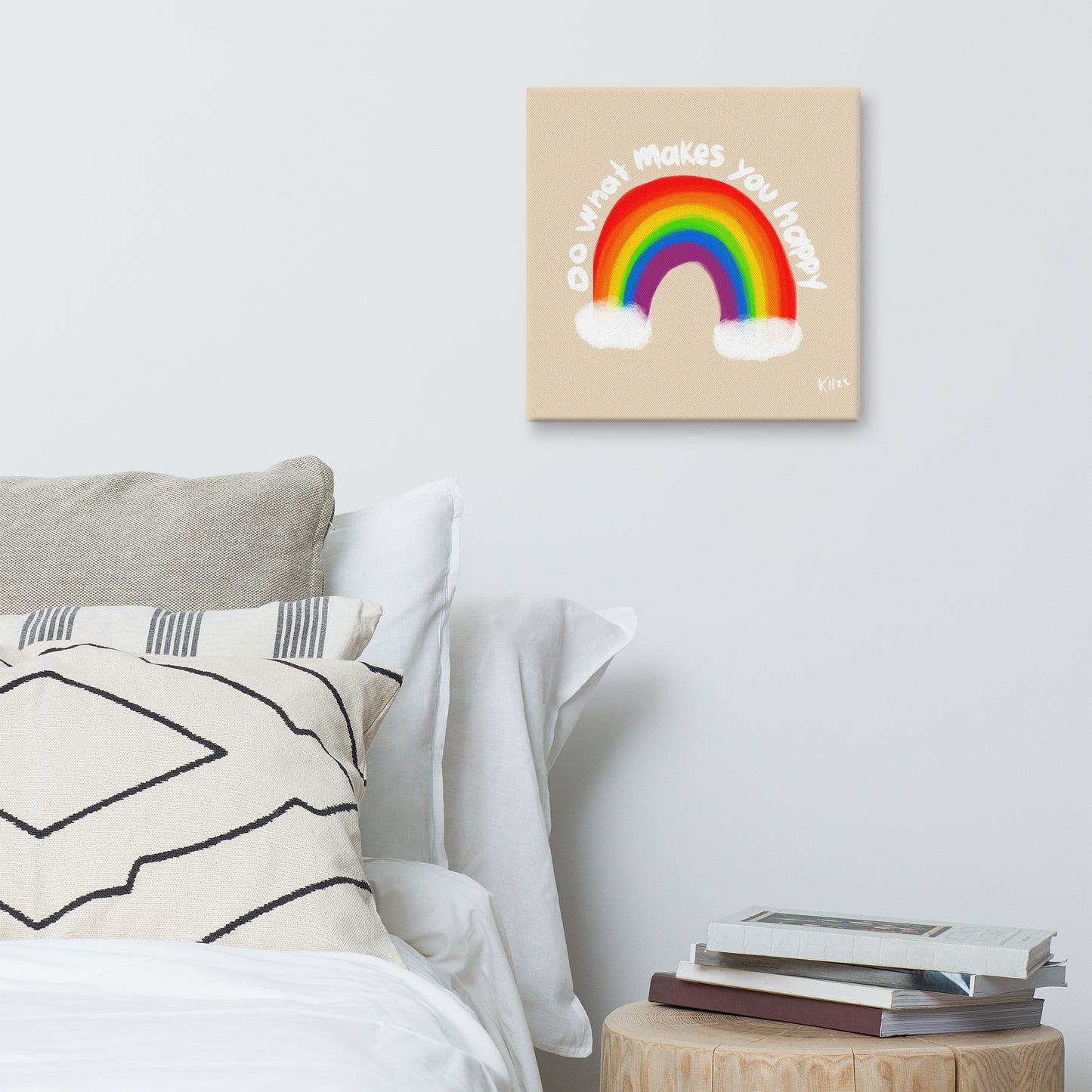 Do What Makes You Happy – Playful Canvas Print