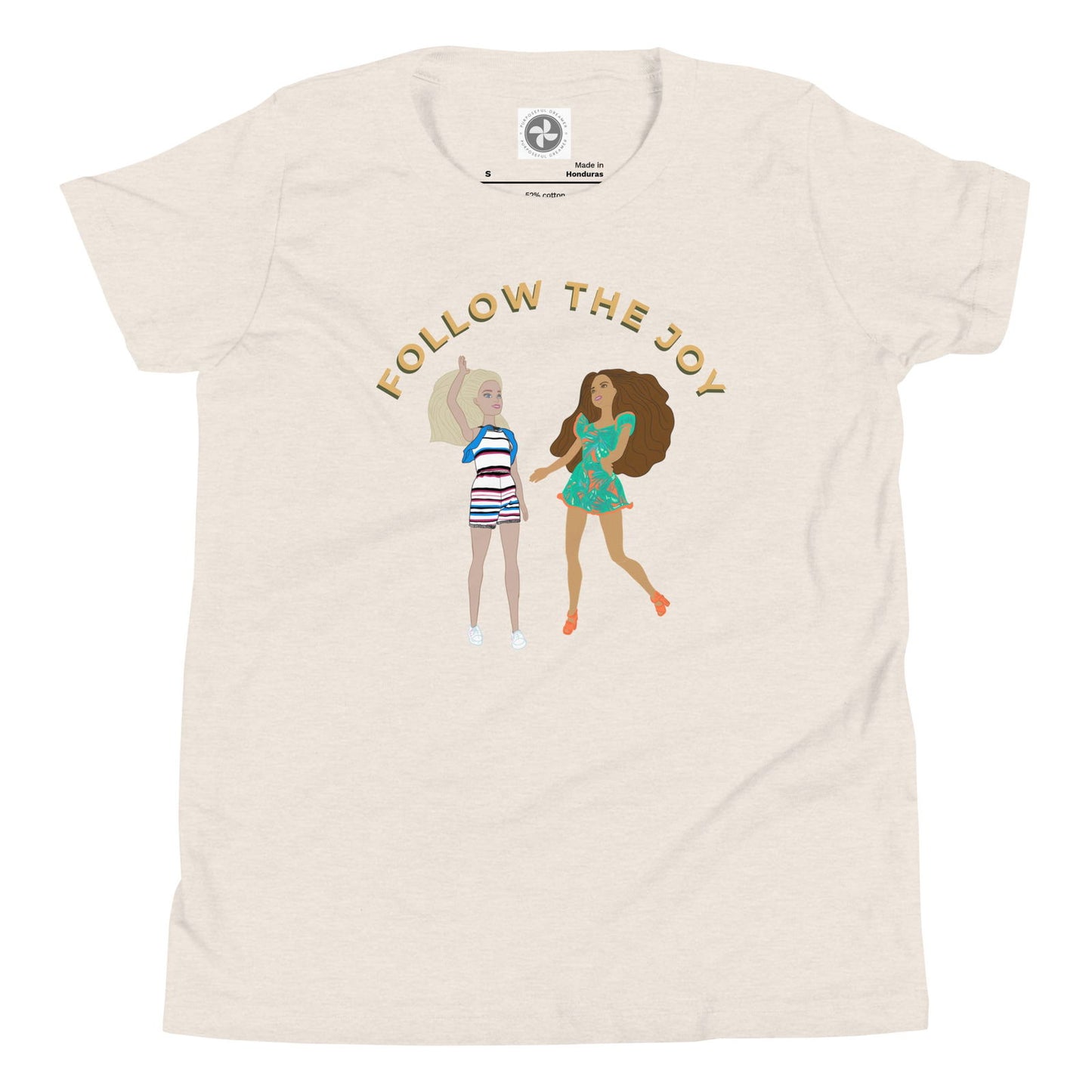 Follow the Joy Youth Barbie Inspired Short Sleeve T-Shirt - Purposeful Dreamer