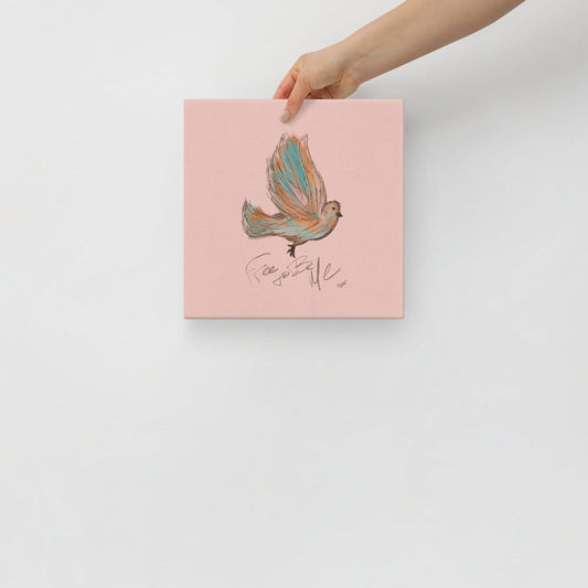 Free to be Me Bird Canvas Print - Purposeful Dreamer