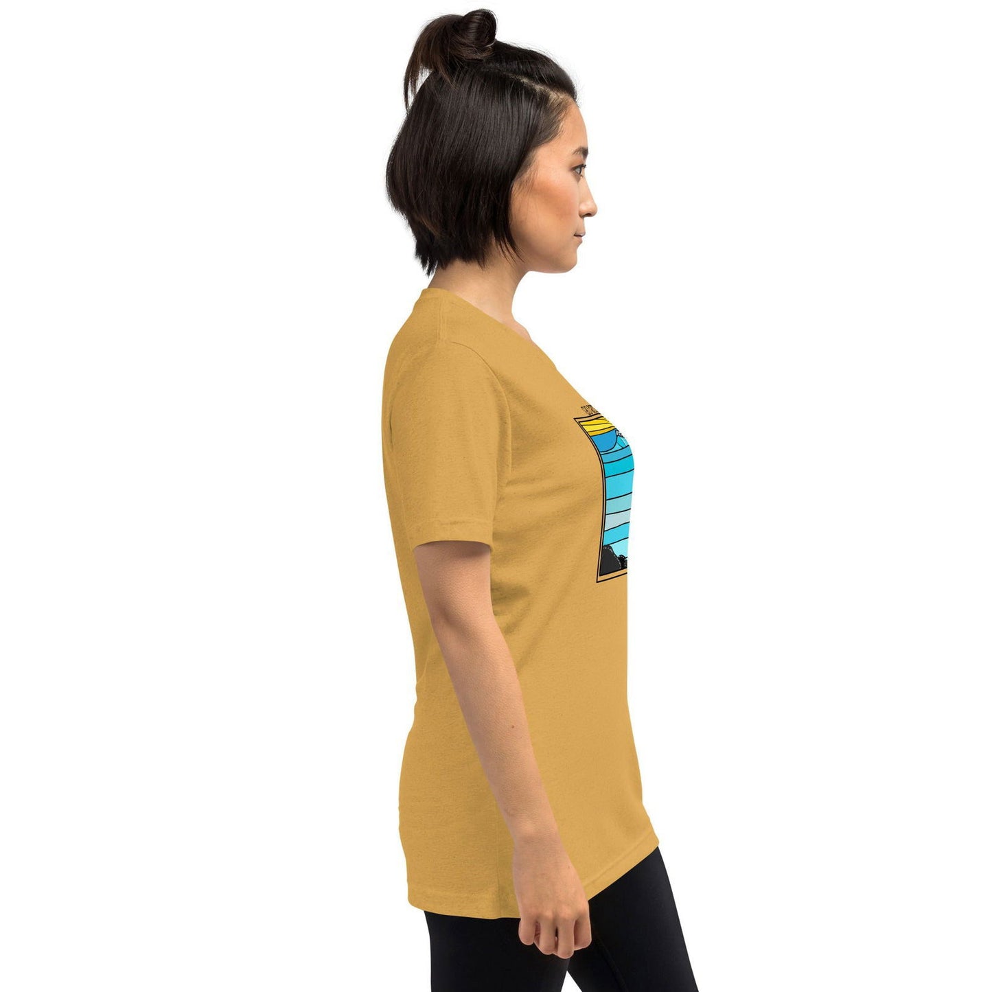 Go with the Waves Short sleeve t-shirt - Purposeful Dreamer