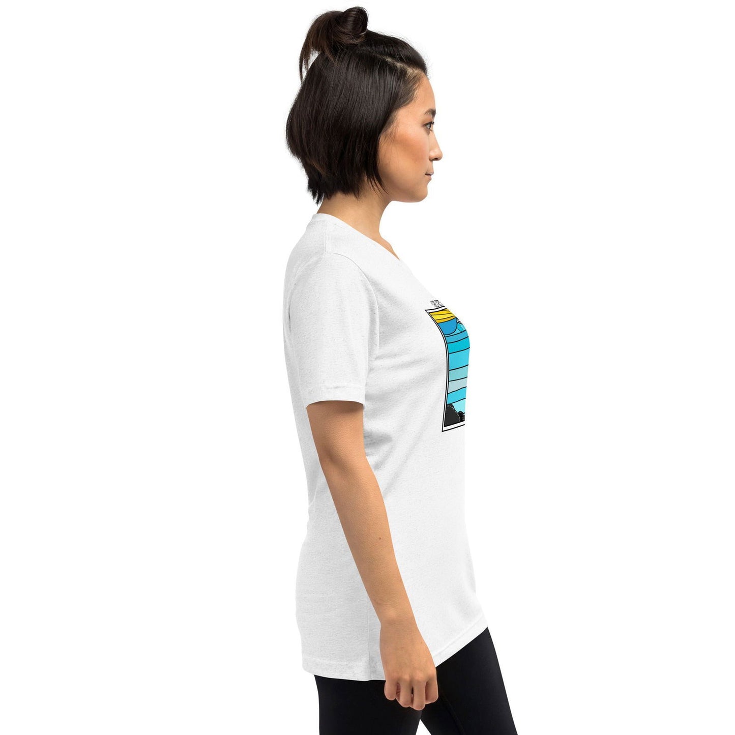 Go with the Waves Short sleeve t-shirt - Purposeful Dreamer