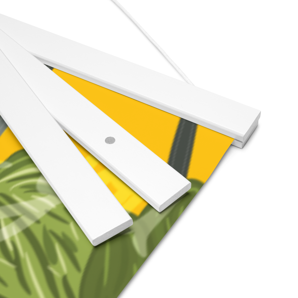 Let Life Move You Plant Poster with hangers - Purposeful Dreamer