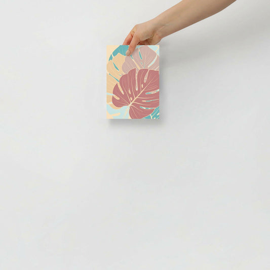 Purposeful Monstera Art Print - Purposeful Dreamer