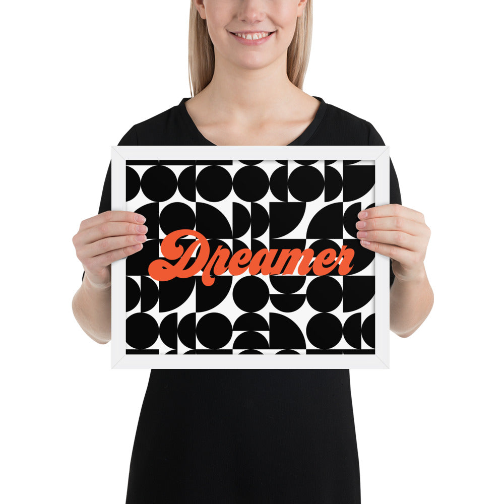 Retro Dreamer Framed Wall Art Print