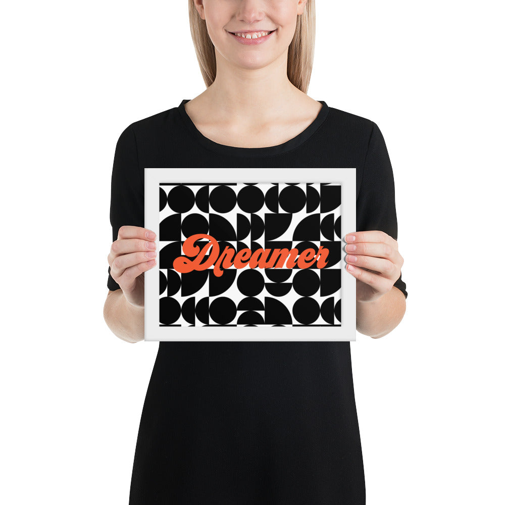 Retro Dreamer Framed Wall Art Print