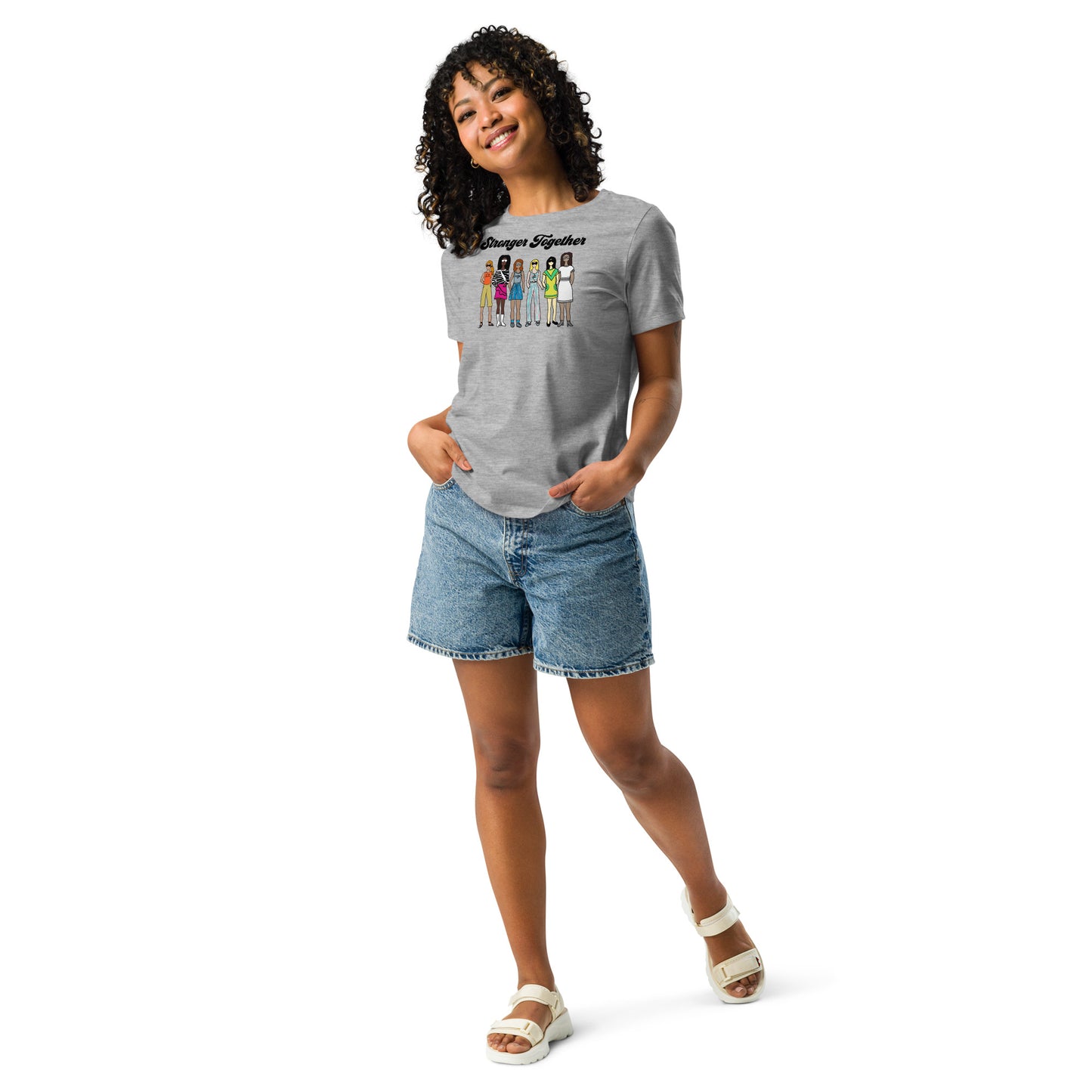 Stronger Together - Women's Empowerment Relaxed T-Shirt