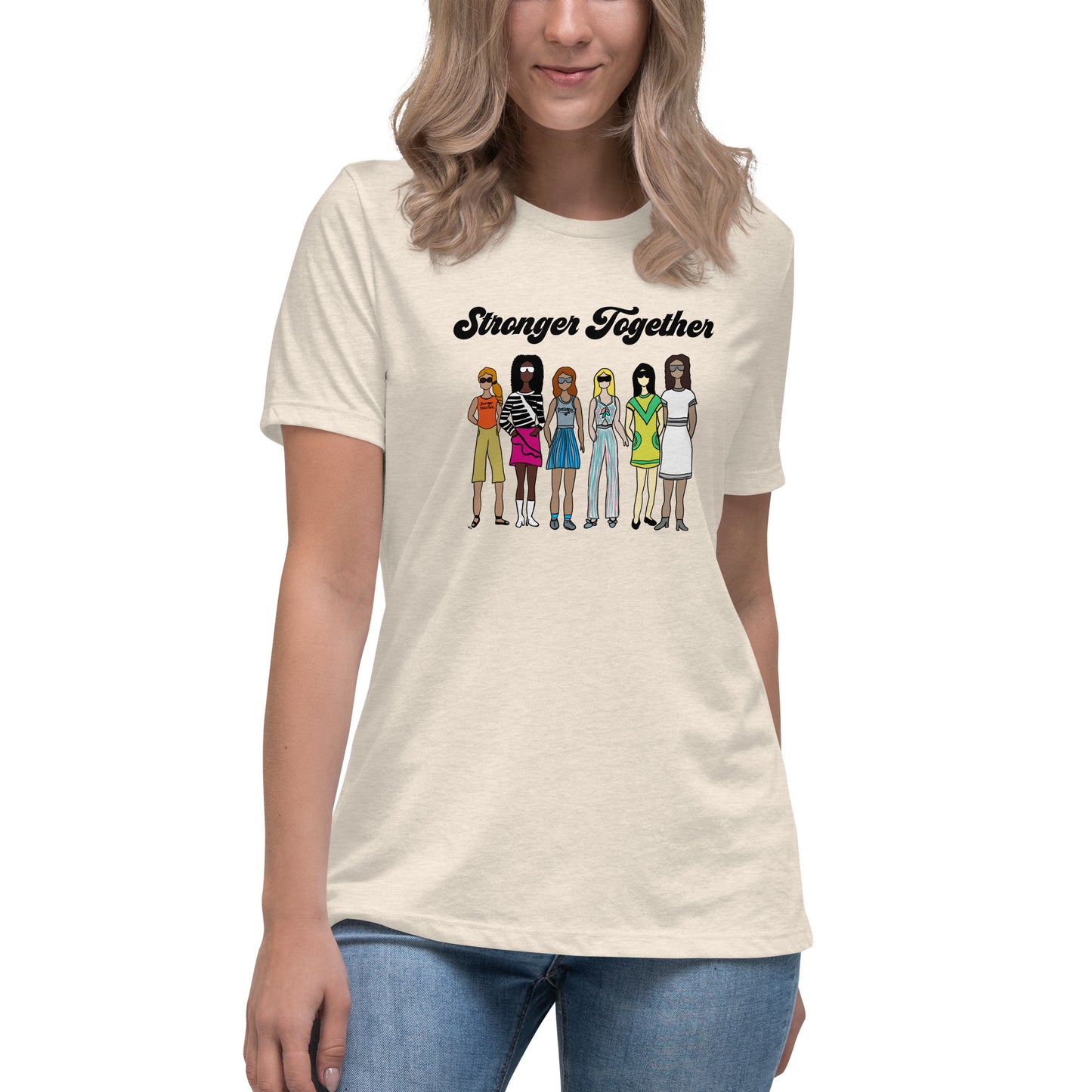 Stronger Together - Women's Empowerment Relaxed T-Shirt
