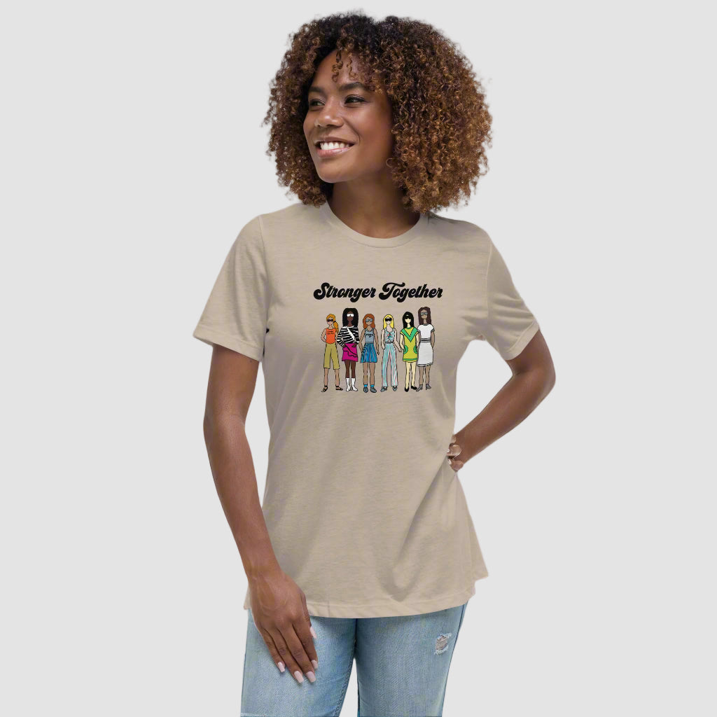 Stronger Together - Women's Empowerment Relaxed T-Shirt