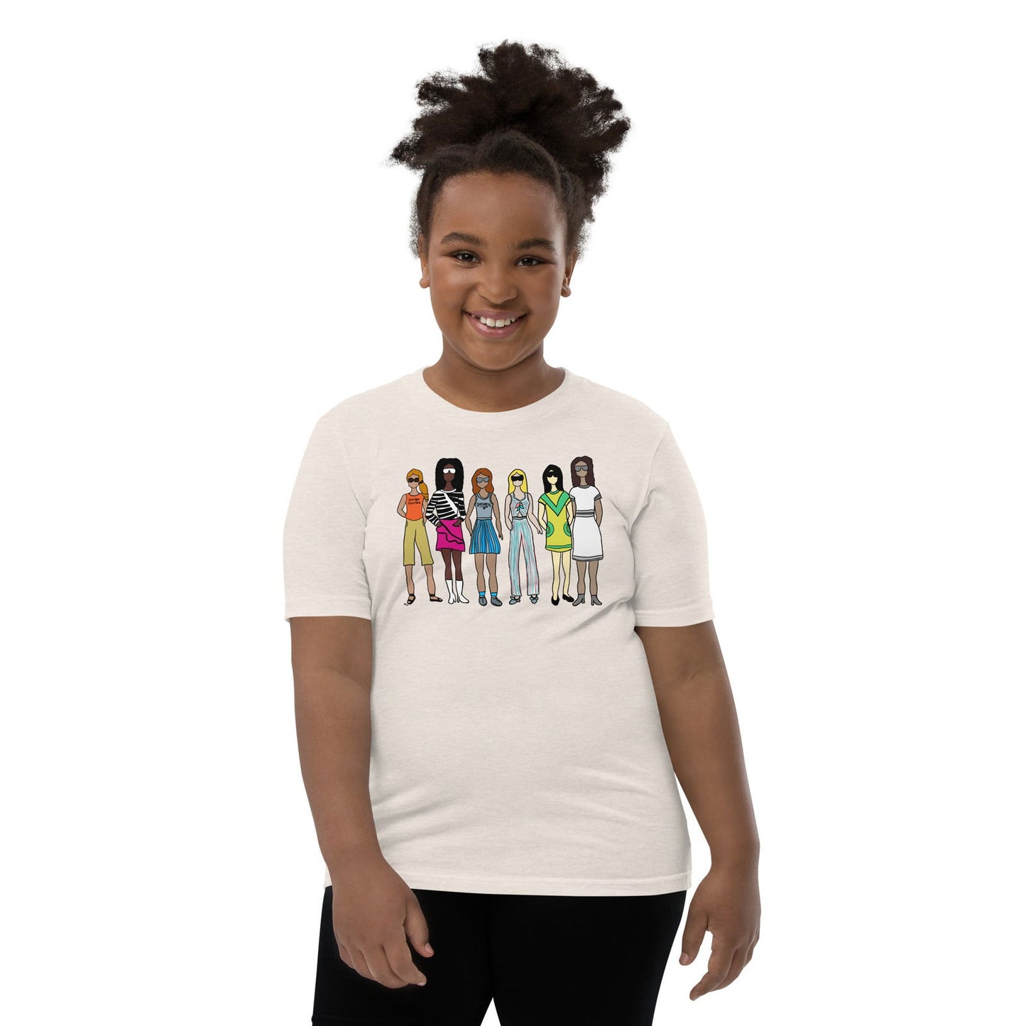 Stronger Together - A Woman Empowerment Relaxed Short Sleeve T-Shirt - Youth Version - Purposeful Dreamer
