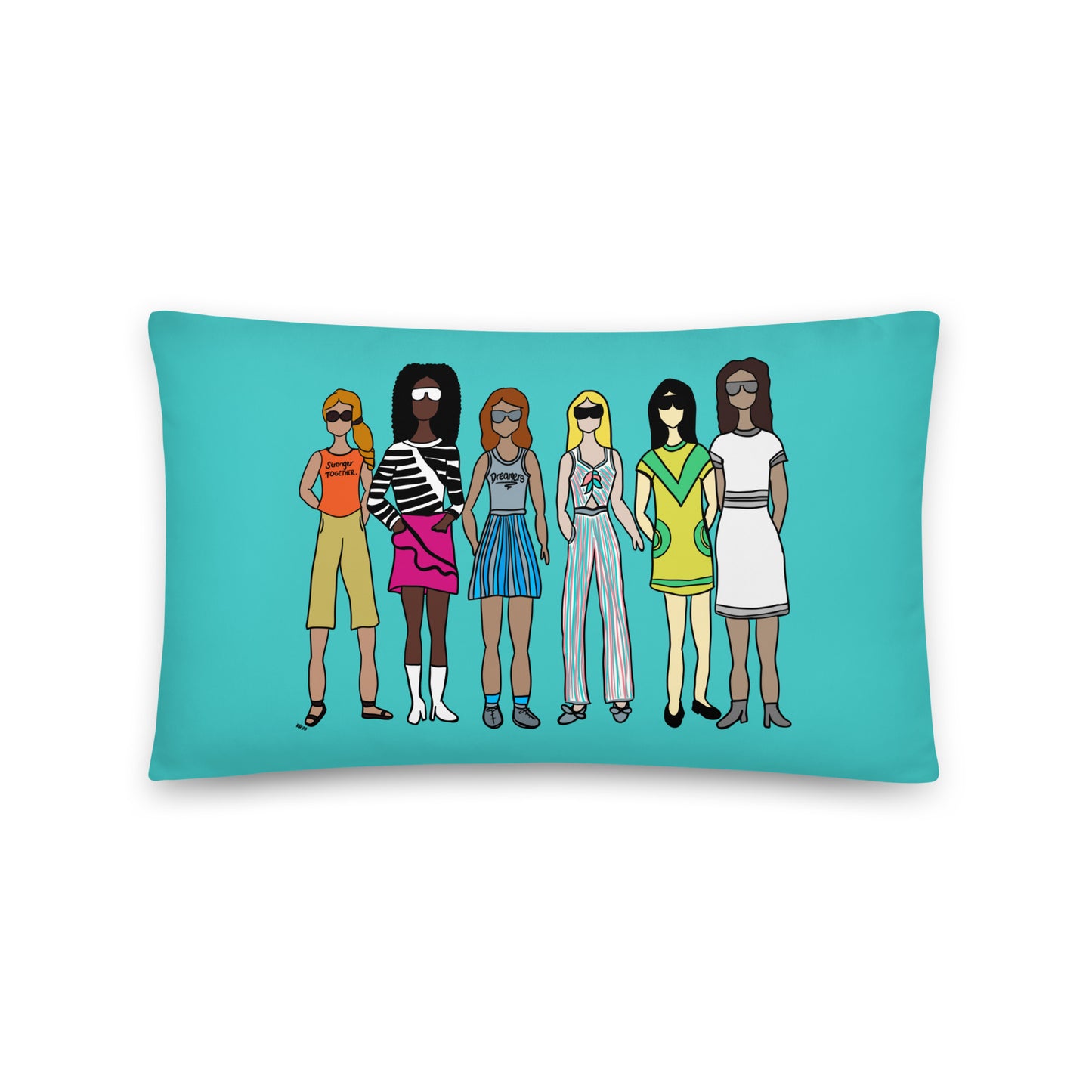 Stronger Together Throw Pillow – Purposeful Comfort with a Message