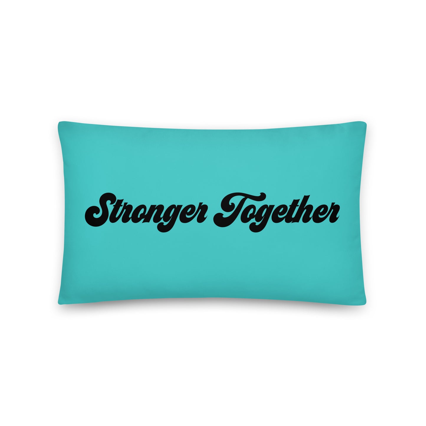 Stronger Together Throw Pillow – Purposeful Comfort with a Message