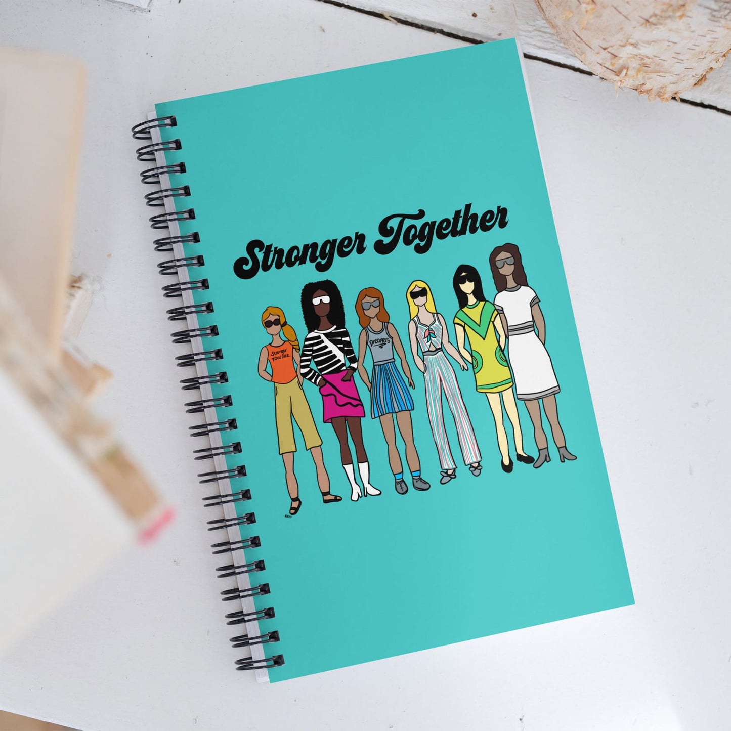 Stronger Together Spiral Notebook - Purposeful Dreamer