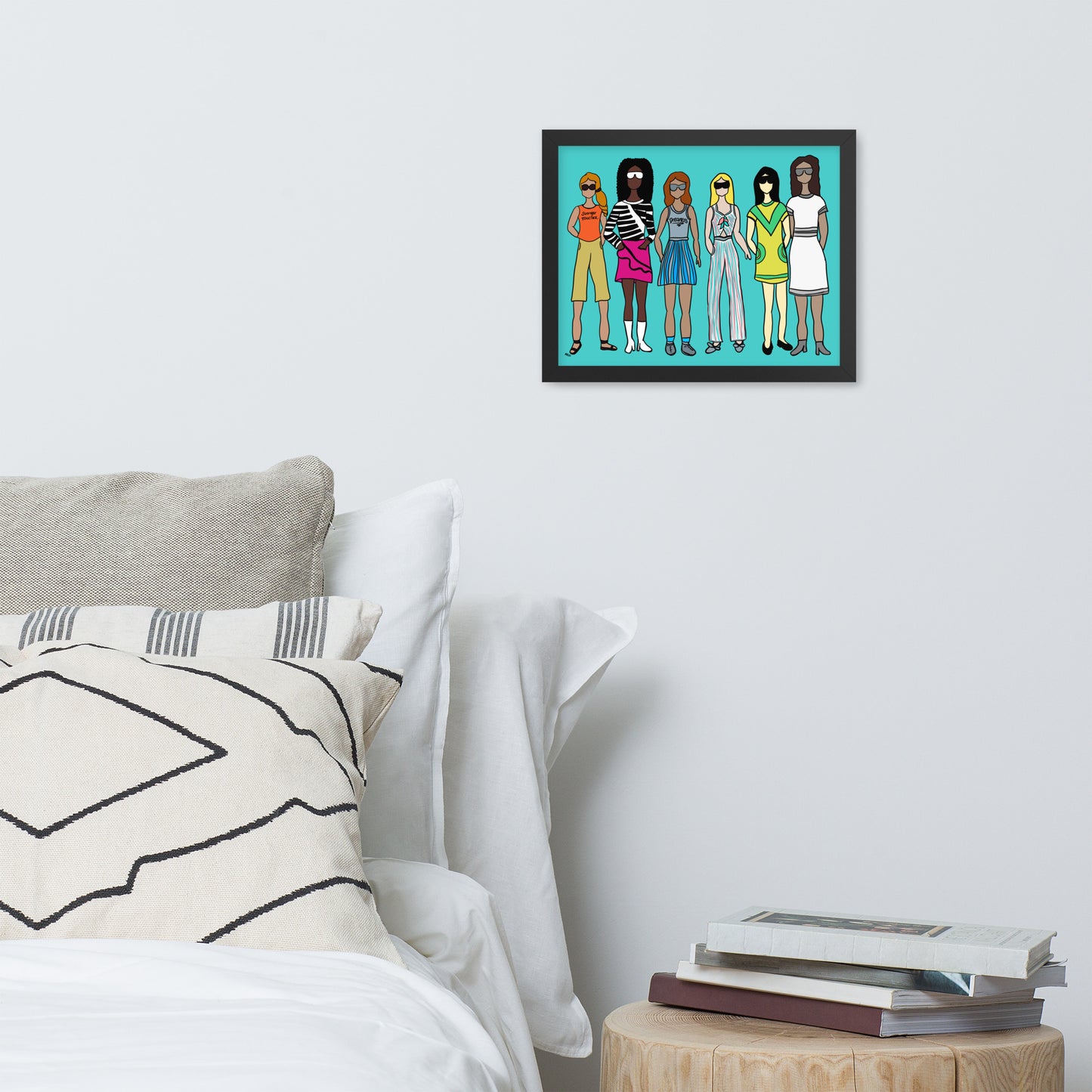 Stronger Together – Women's Empowerment Framed Wall Art Print