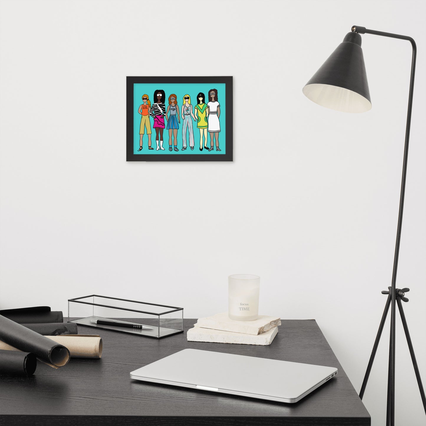 Stronger Together – Women's Empowerment Framed Wall Art Print