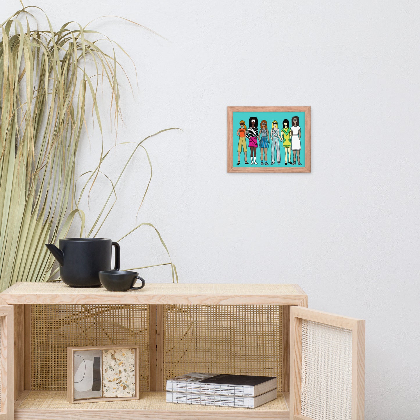 Stronger Together – Women's Empowerment Framed Wall Art Print