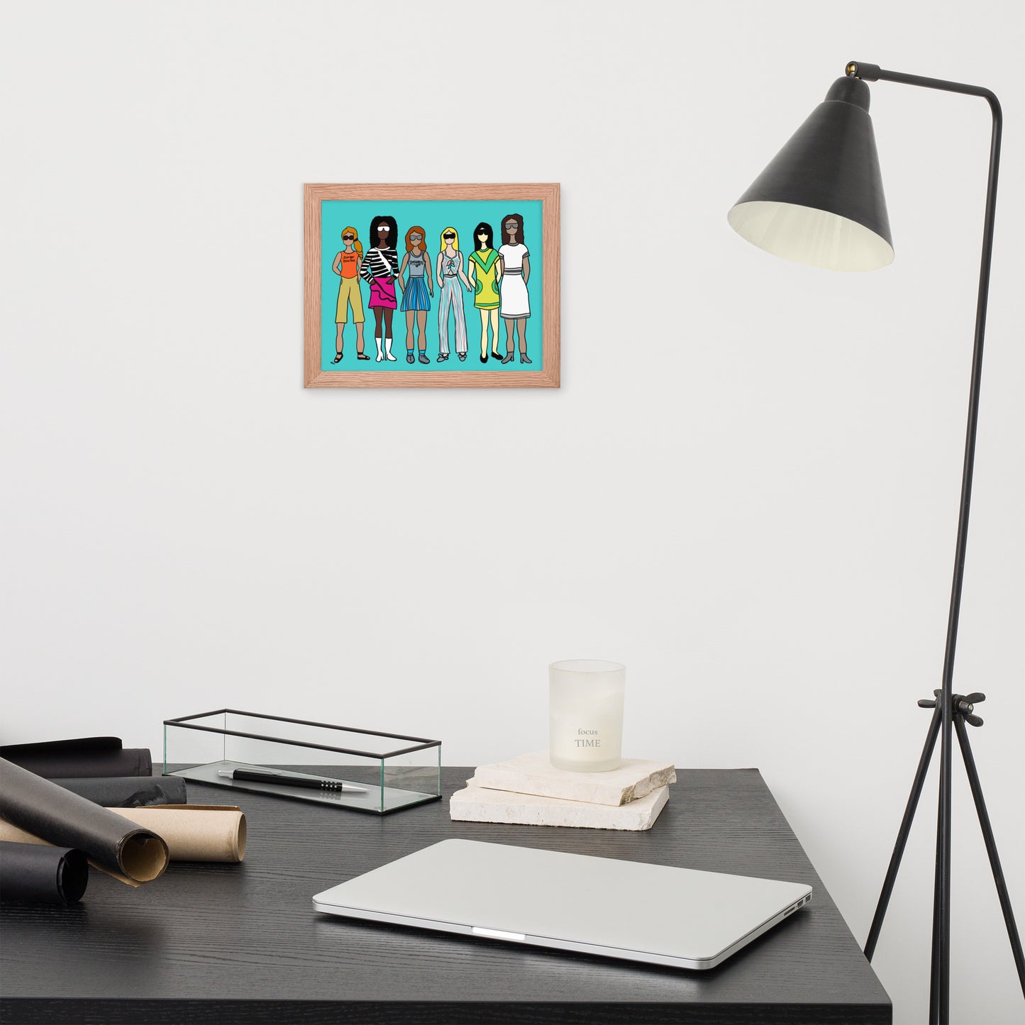 Stronger Together – Women's Empowerment Framed Wall Art Print
