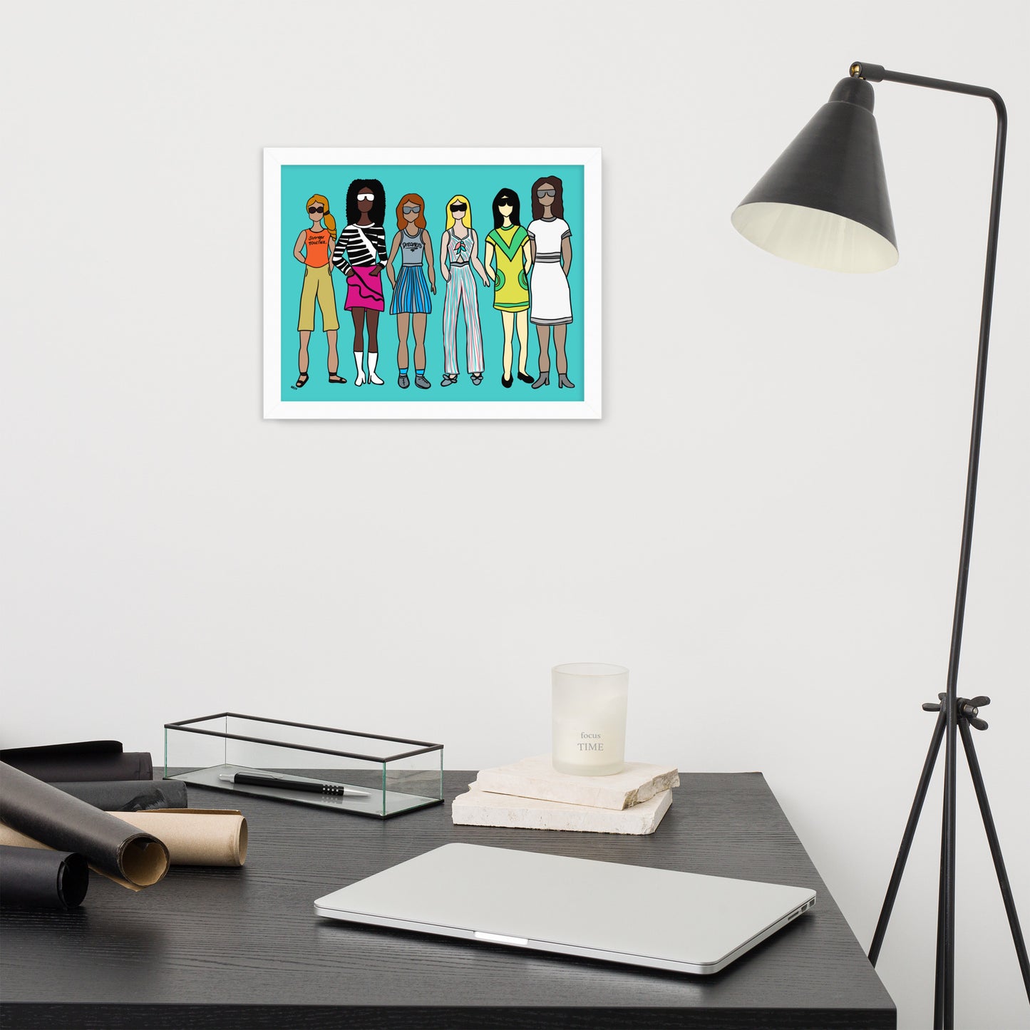 Stronger Together – Women's Empowerment Framed Wall Art Print