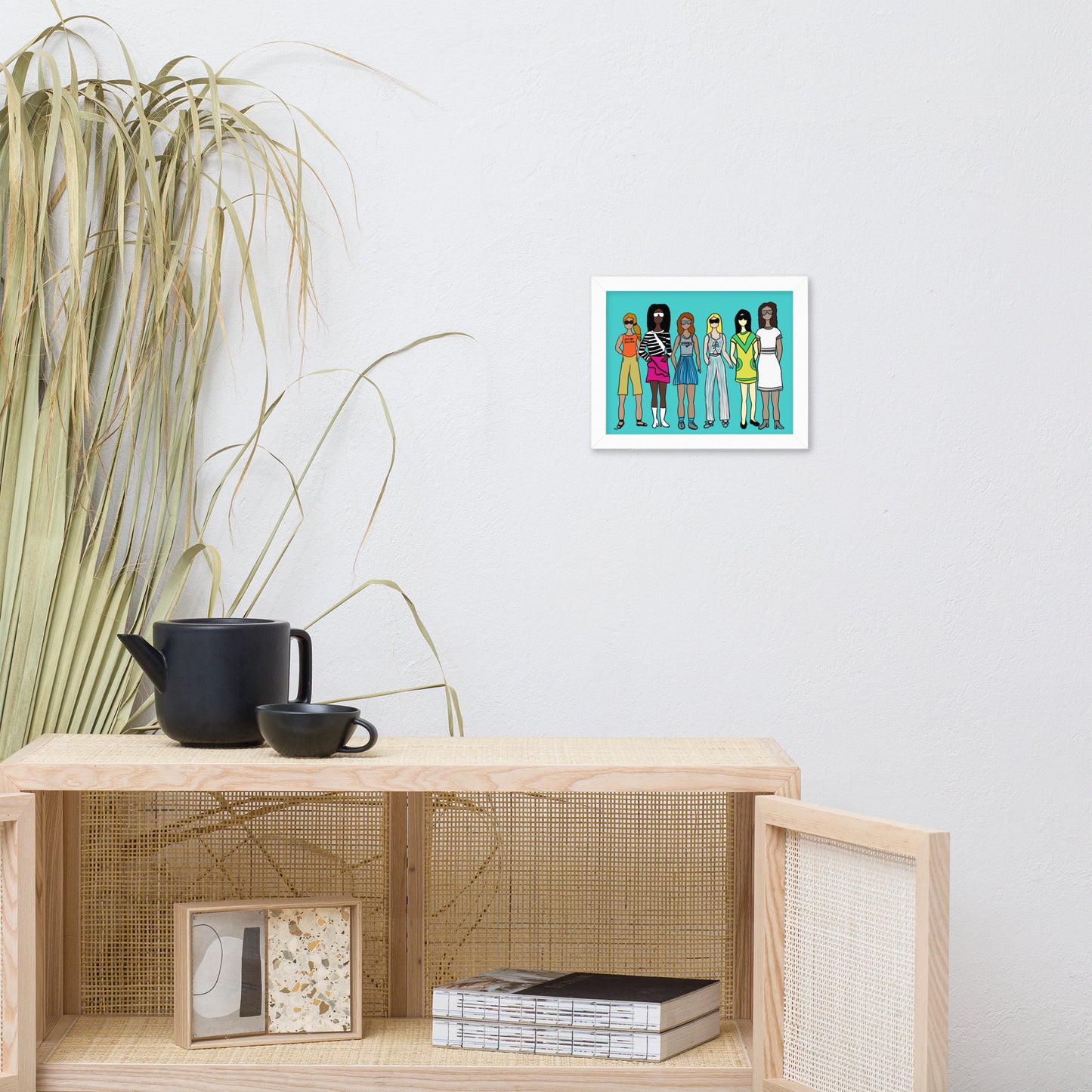 Stronger Together – Women's Empowerment Framed Wall Art Print