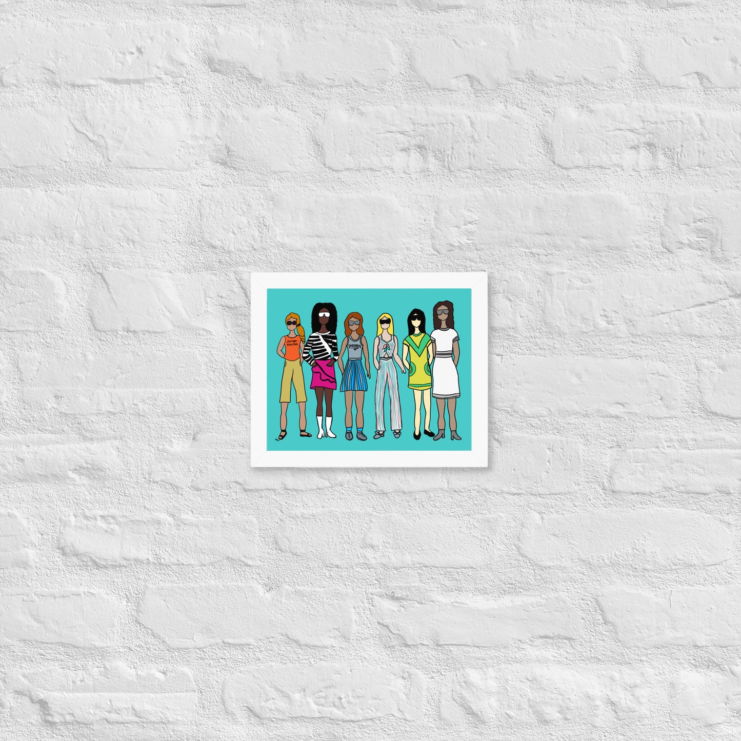 Stronger Together – Women's Empowerment Framed Wall Art Print