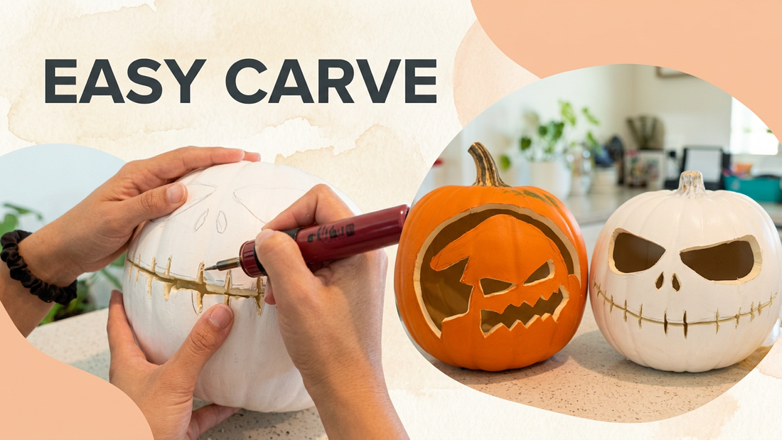 Jack Skellington & Oogie Boogie Pumpkin Carving: DIY Halloween Tutorial (Part 1)