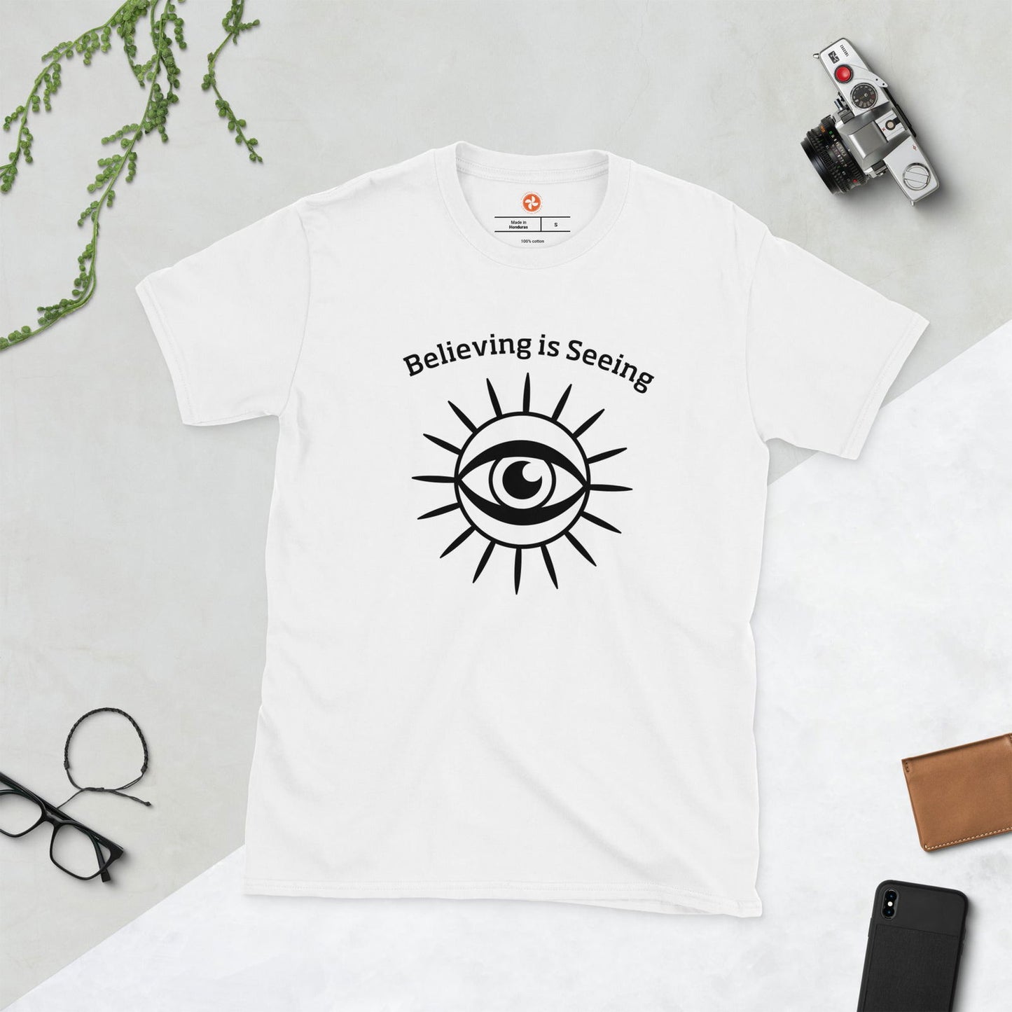 Believing is Seeing Short-Sleeve Unisex T-Shirt - Purposeful Dreamer 