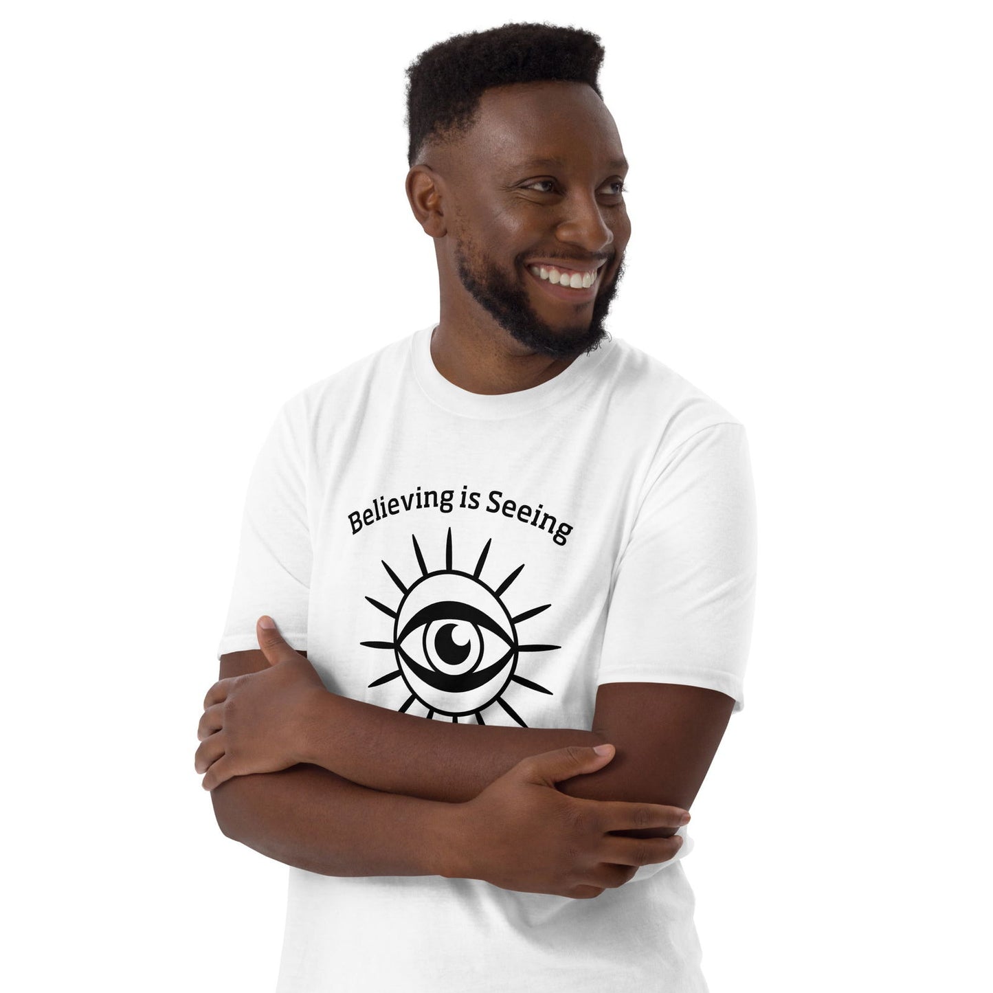 Believing is Seeing Short-Sleeve Unisex T-Shirt - Purposeful Dreamer 