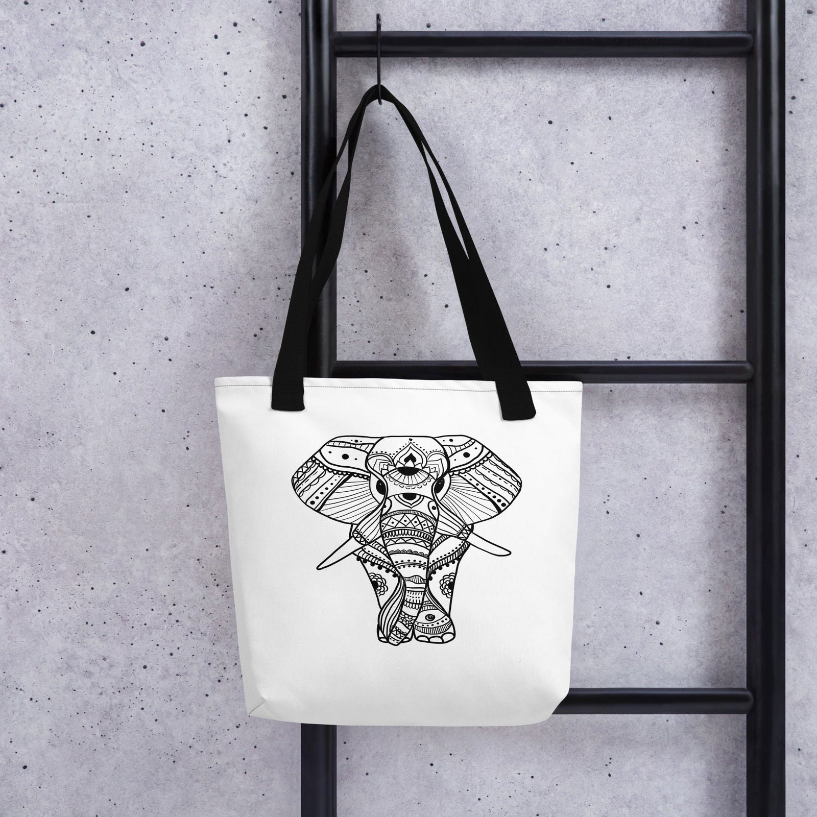 Boho Elephant Tote bag - Purposeful Dreamer 