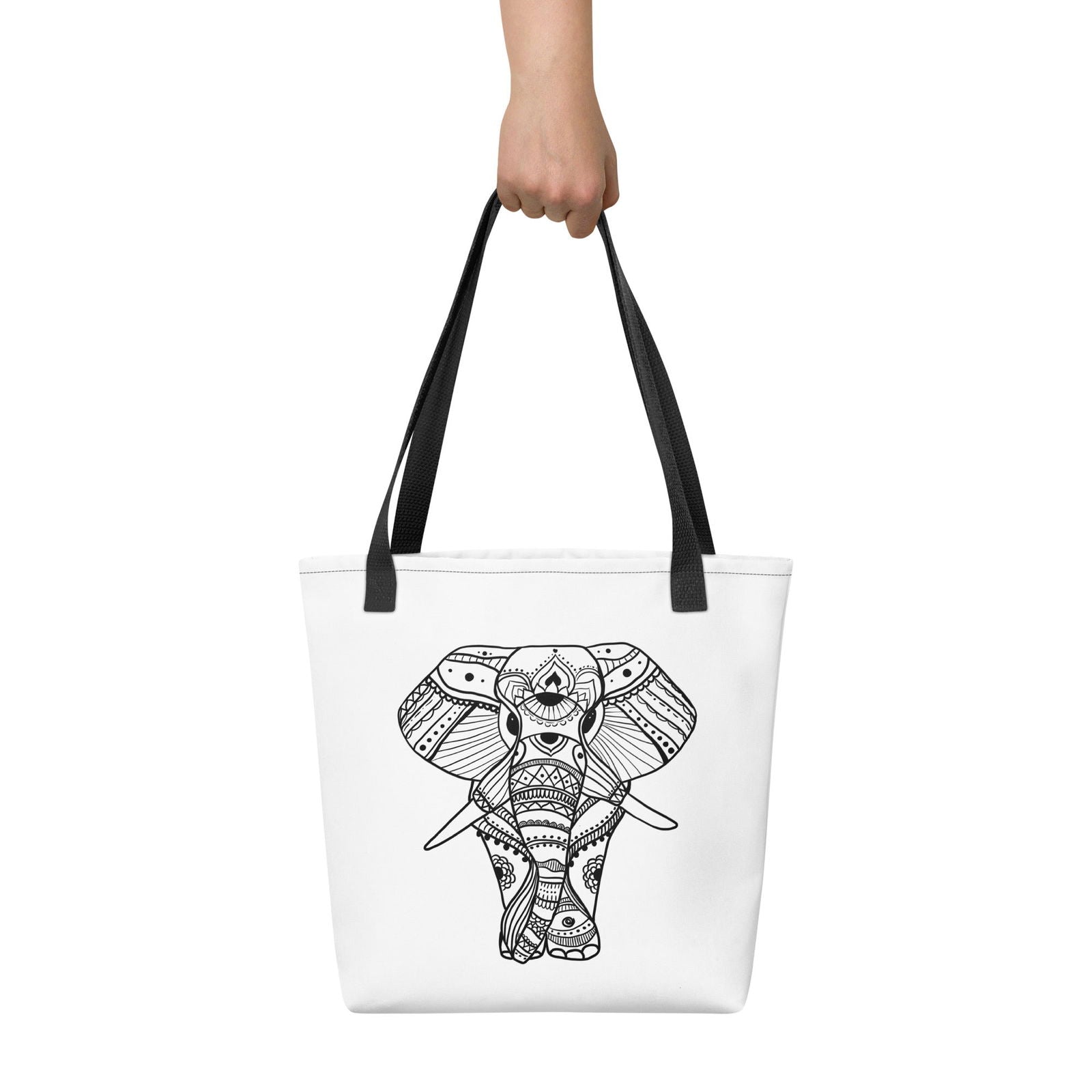Boho Elephant Tote bag - Purposeful Dreamer 