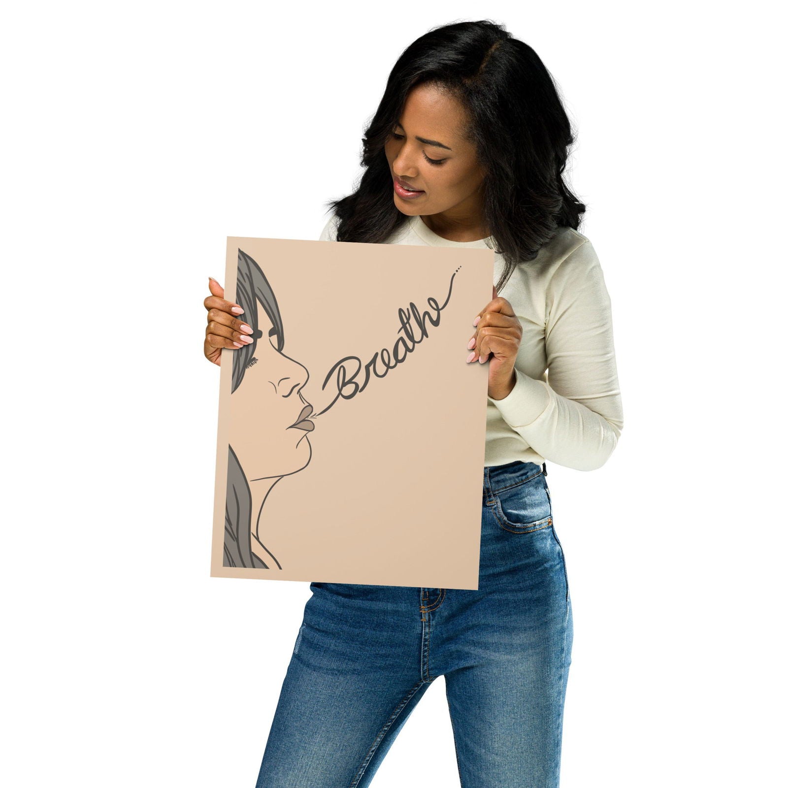 Breathe Wall Art Print - Purposeful Dreamer 
