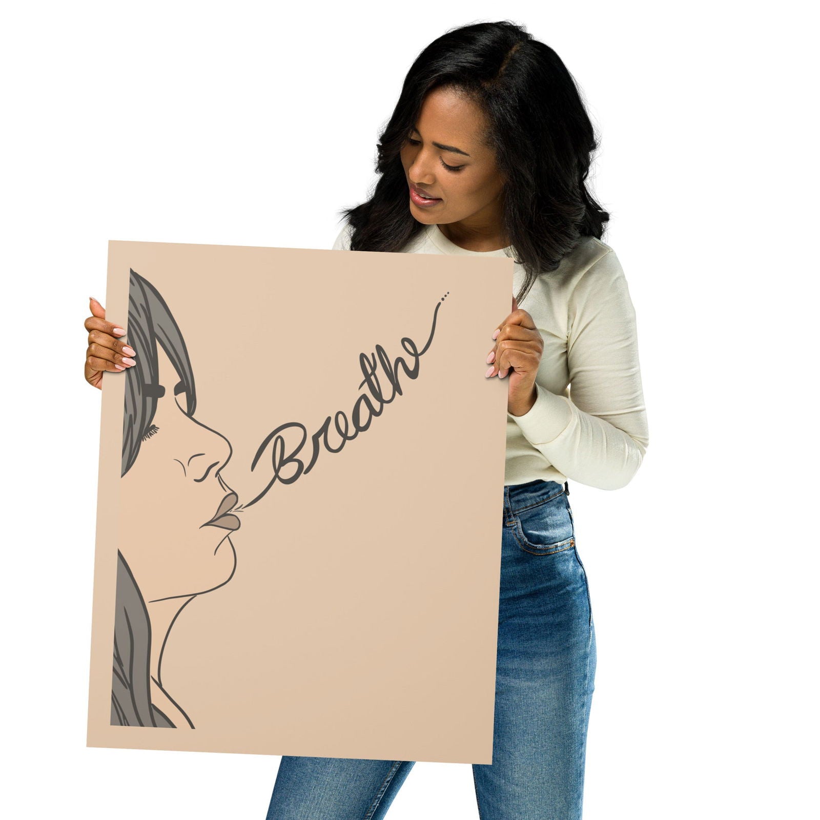 Breathe Wall Art Print - Purposeful Dreamer 