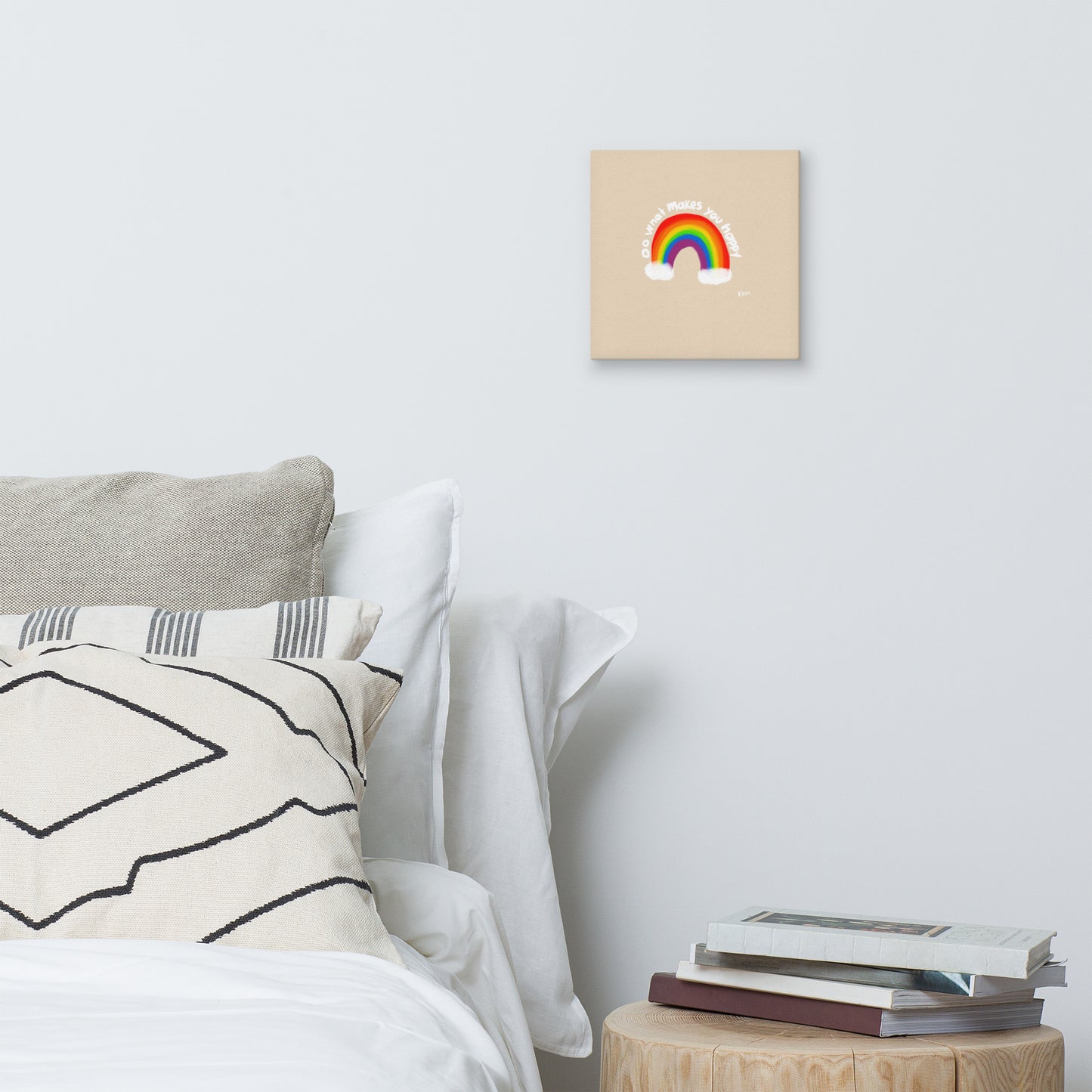 Do What Makes You Happy – Playful Canvas Print
