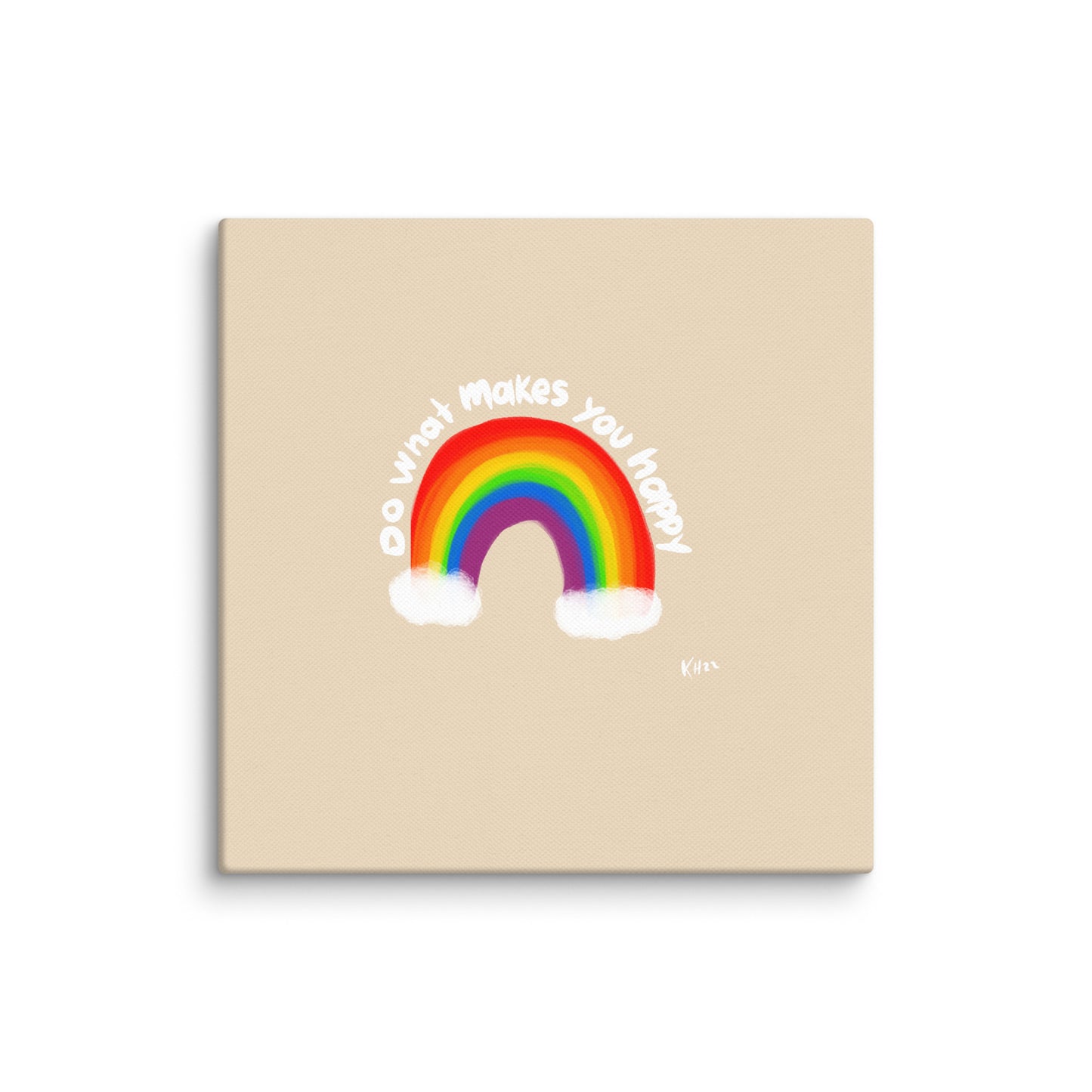 Do What Makes You Happy – Playful Canvas Print