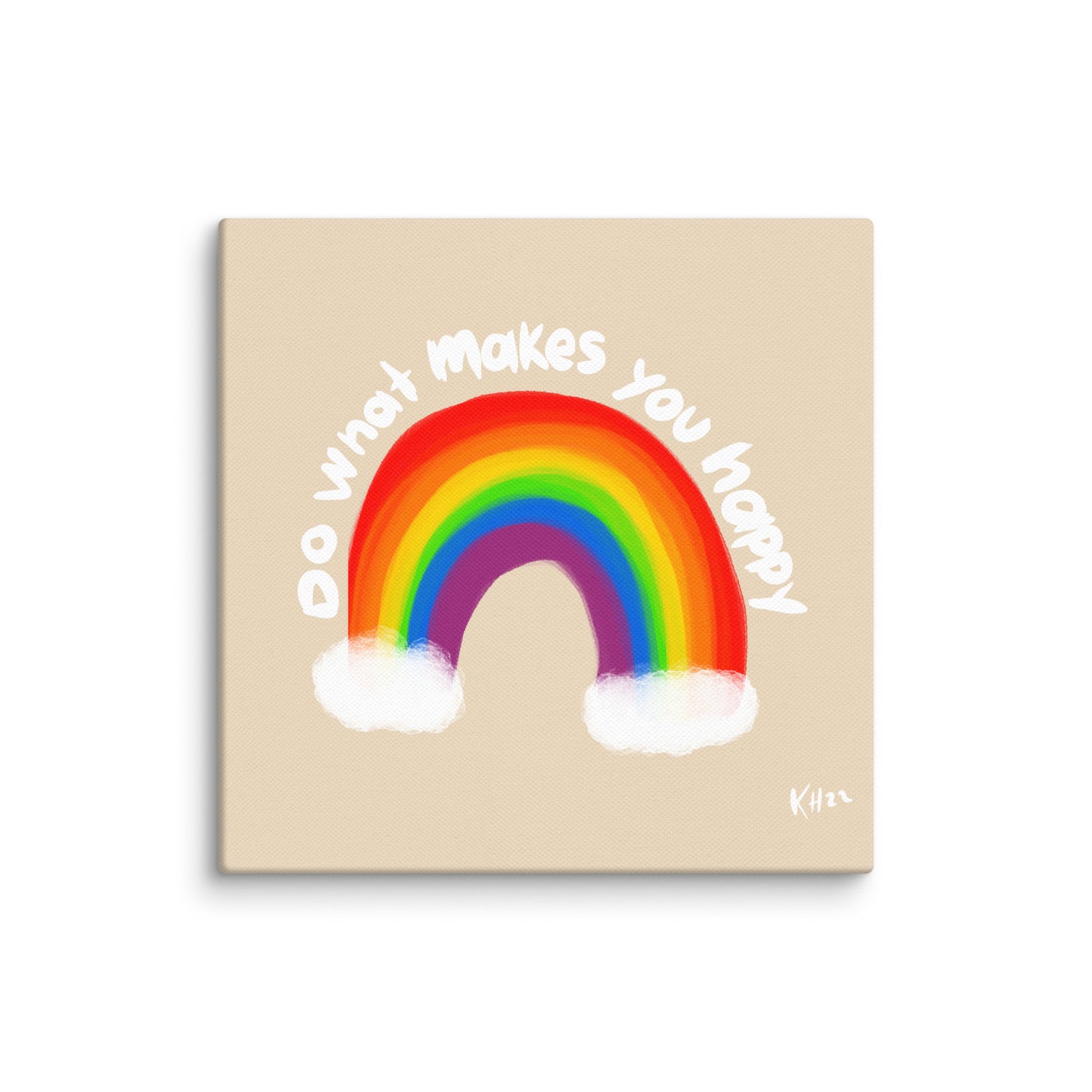 Do What Makes You Happy – Playful Canvas Print