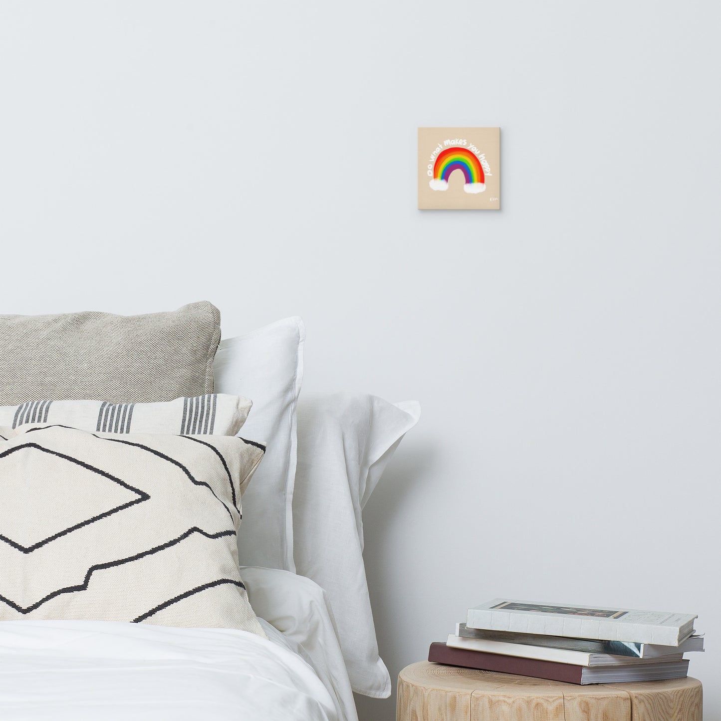 Do What Makes You Happy – Playful Canvas Print