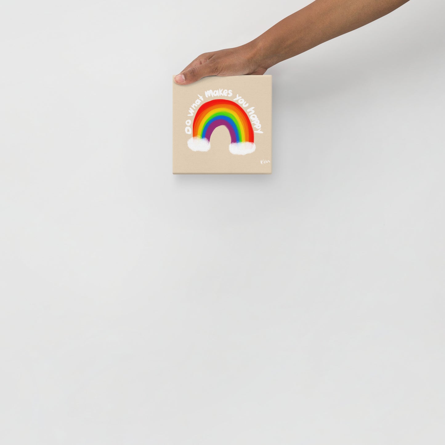 Do What Makes You Happy – Playful Canvas Print