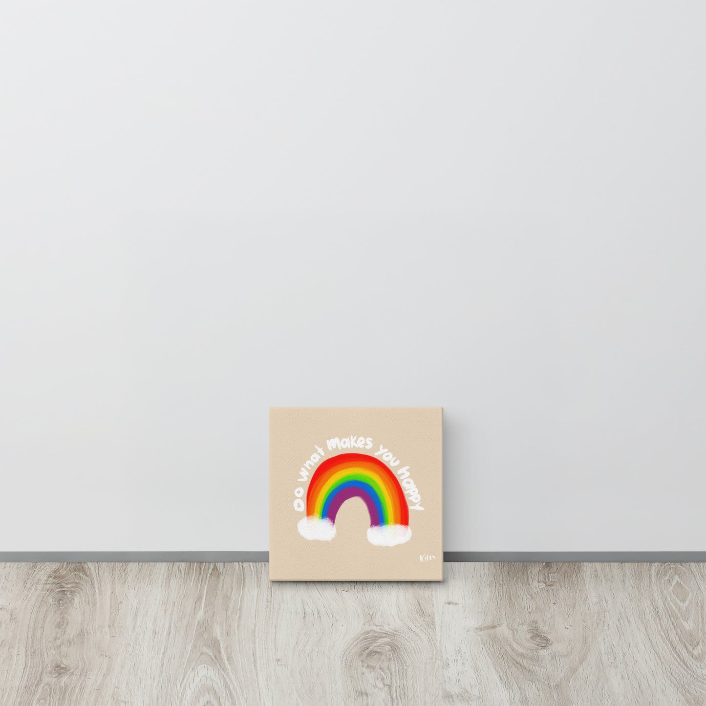 Do What Makes You Happy – Playful Canvas Print
