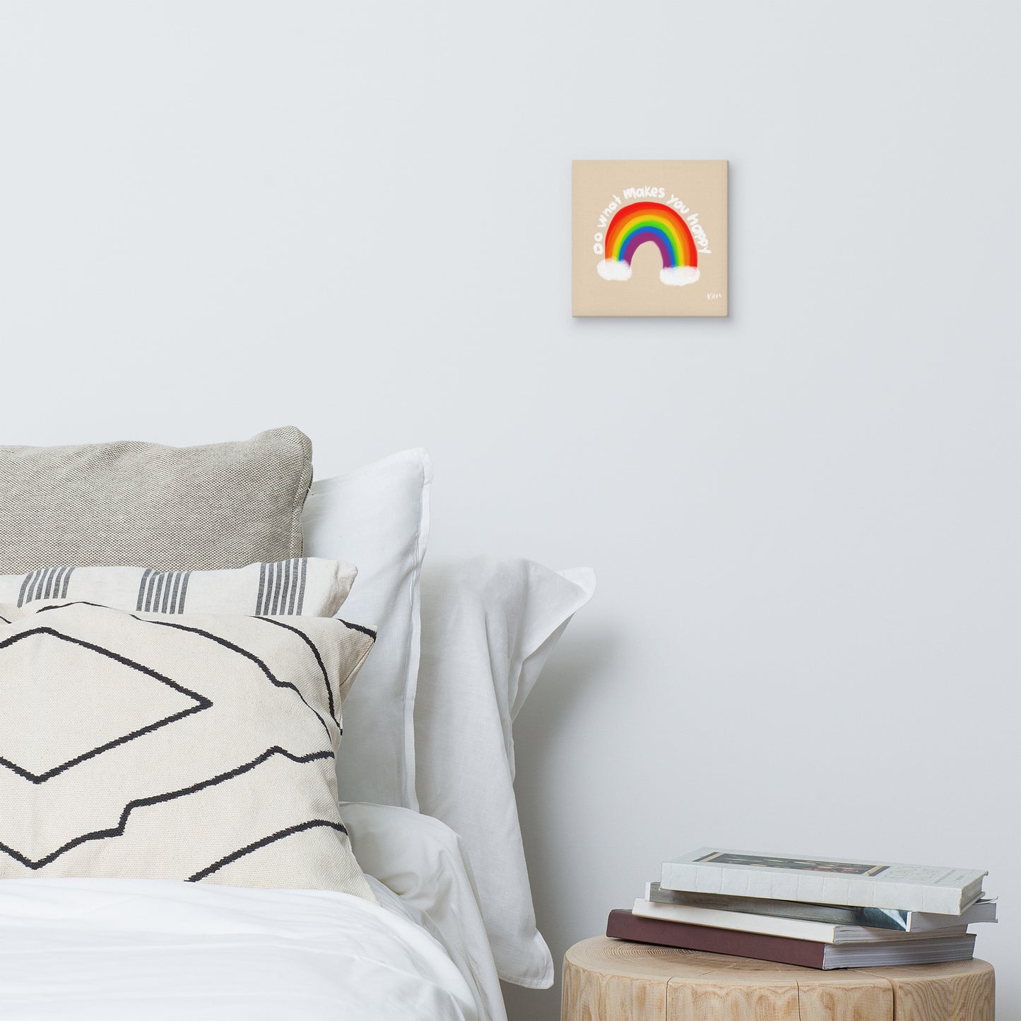Do What Makes You Happy – Playful Canvas Print