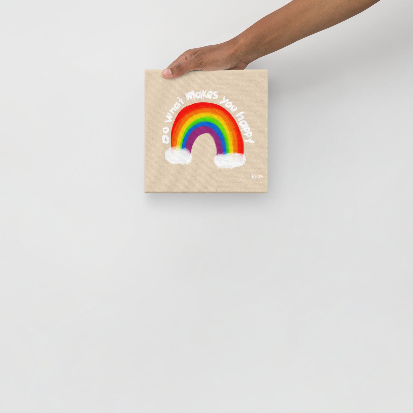 Do What Makes You Happy – Playful Canvas Print