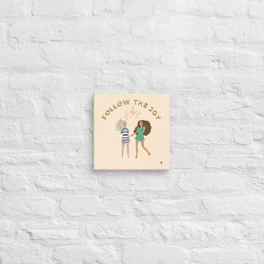 Follow the Joy Barbie-Inspired Canvas – Art to Uplift Your Space