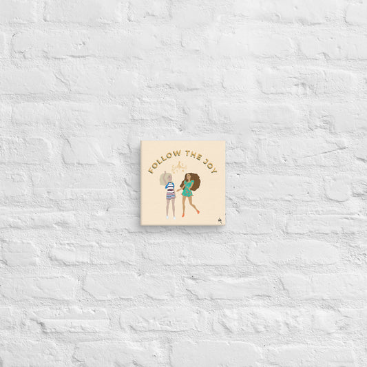 Follow the Joy Barbie-Inspired Canvas – Art to Uplift Your Space