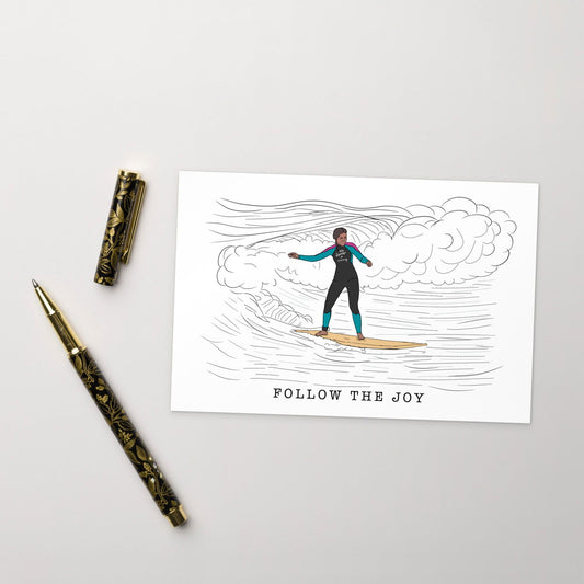 Follow the Joy Standard Postcard - Purposeful Dreamer 