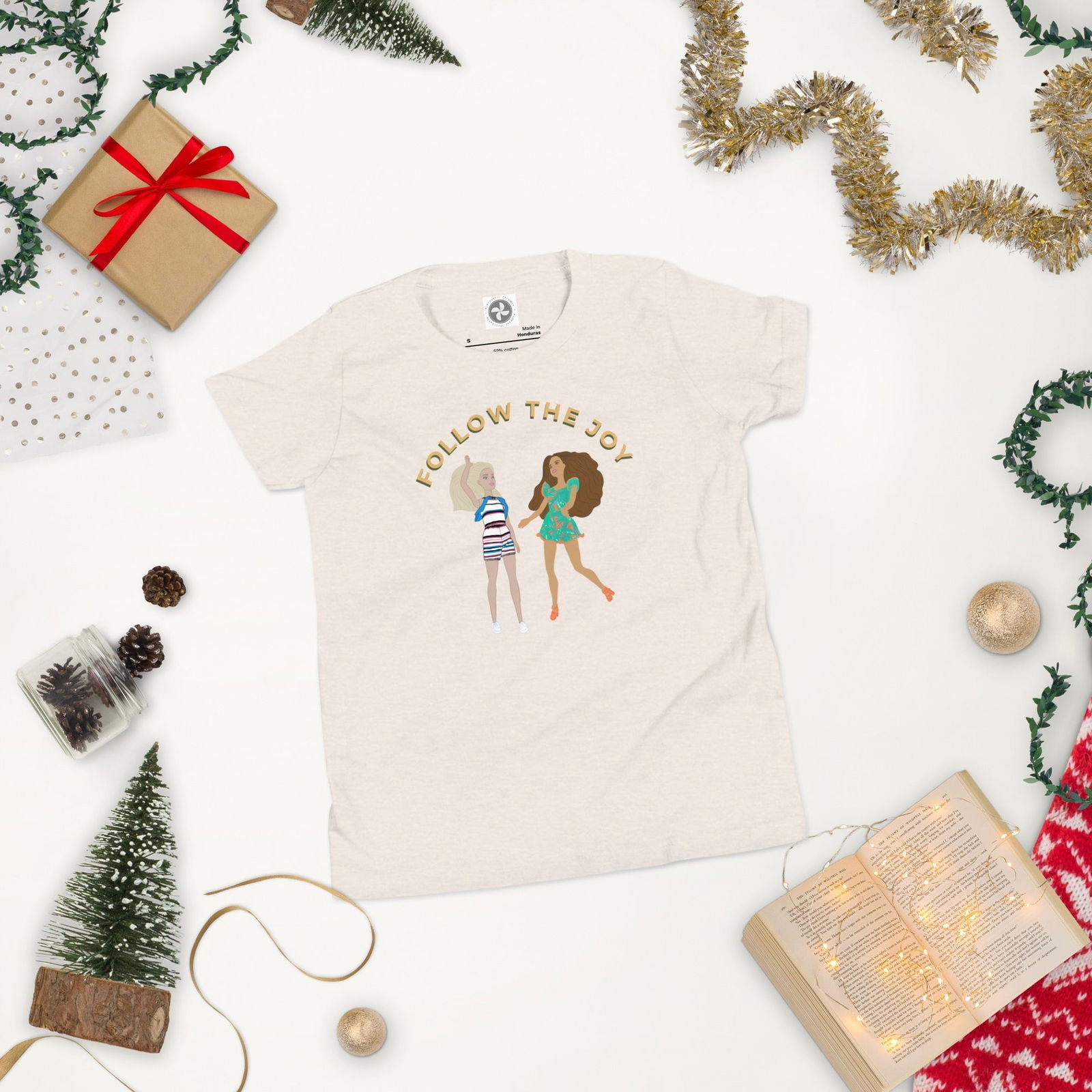 Follow the Joy Youth Barbie Inspired Short Sleeve T-Shirt - Purposeful Dreamer 