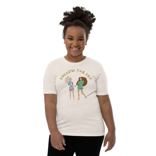 Follow the Joy Youth Barbie Inspired Short Sleeve T-Shirt - Purposeful Dreamer 