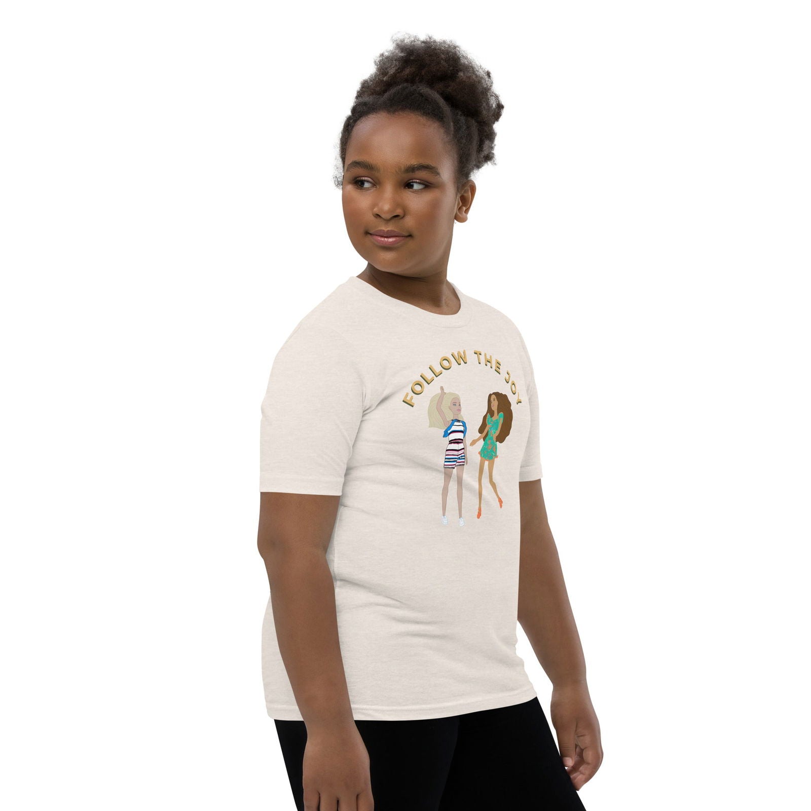 Follow the Joy Youth Barbie Inspired Short Sleeve T-Shirt - Purposeful Dreamer 