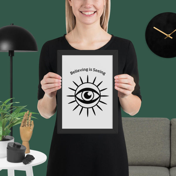 Framed matte paper poster - Purposeful Dreamer 