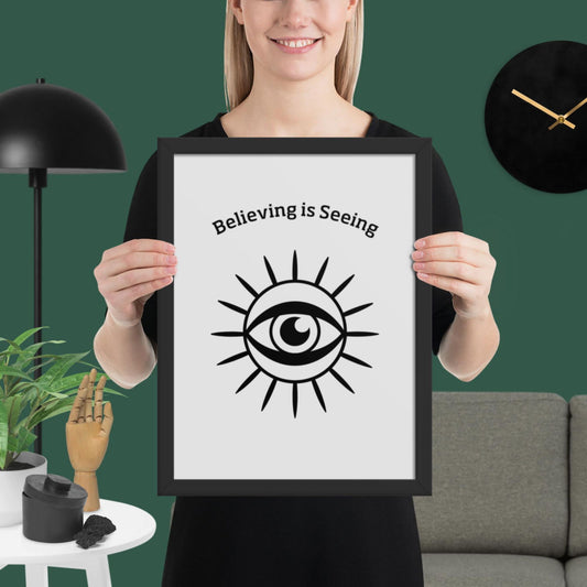 Framed matte paper poster - Purposeful Dreamer 