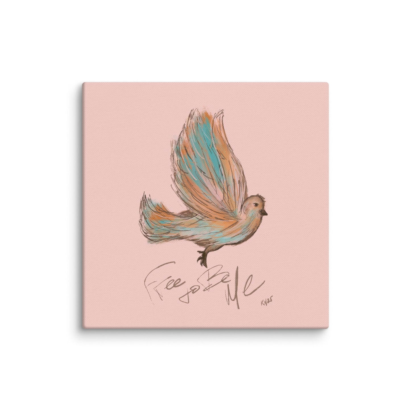 Free to be Me Bird Canvas Print - Purposeful Dreamer 
